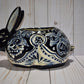 Rabbit Planter, Talavera Blue Dark Cobalt Pottery Design, Ceramic Rabbit Flowerpot