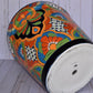 Ceramic flowerpot, colorful Talavera Classic Design