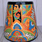 Ceramic flowerpot, colorful Talavera Classic Design