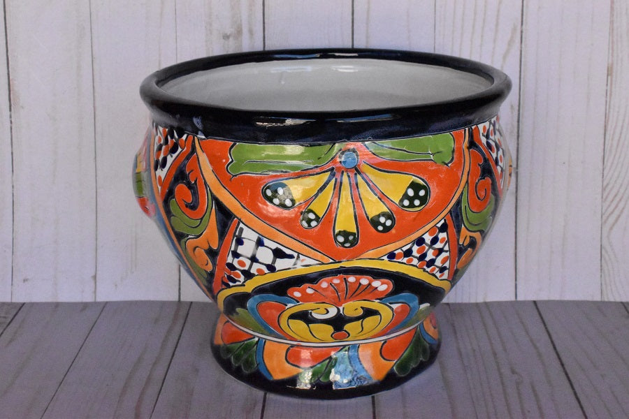 Short Pot Syle Cup in Classic Talavera