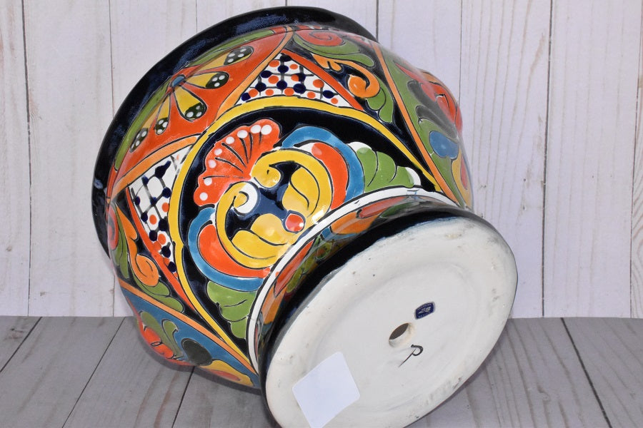 Short Pot Syle Cup in Classic Talavera