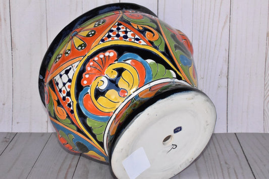 Short Pot Syle Cup in Classic Talavera