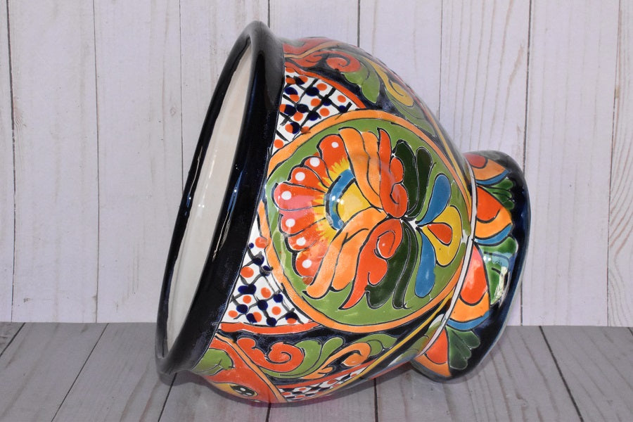 Short Pot Syle Cup in Classic Talavera