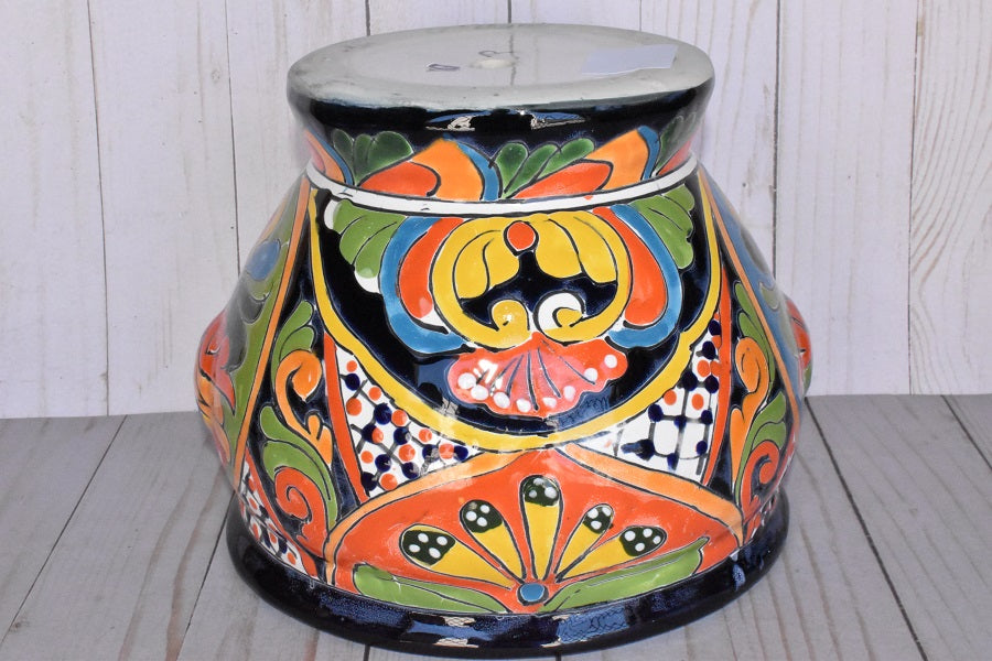 Short Pot Syle Cup in Classic Talavera