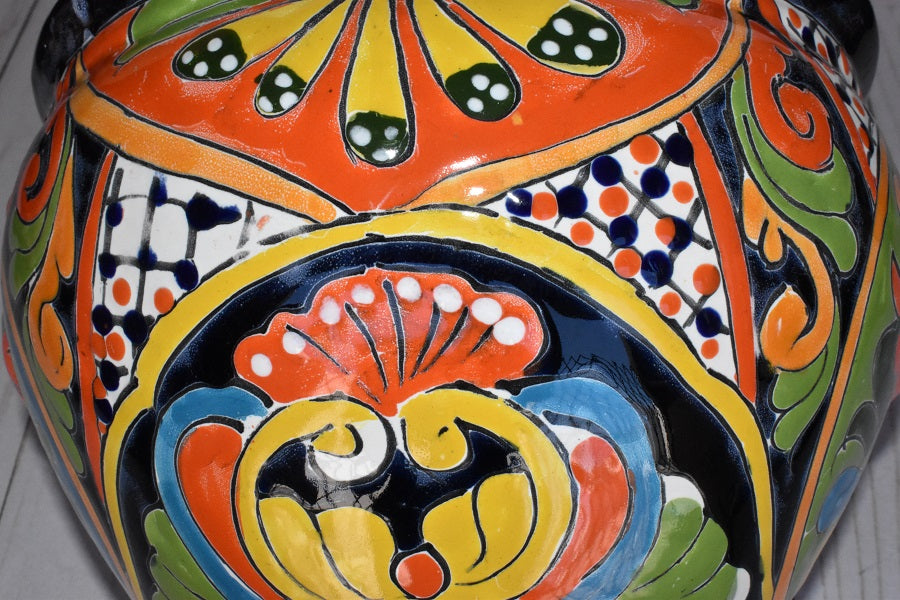 Short Pot Syle Cup in Classic Talavera