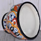 Short Talavera Cups Handmade in Mexico White Puebla
