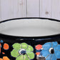 Short Pot Syle Cup in Colorful Talavera Flowers