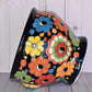 Short Pot Syle Cup in Colorful Talavera Flowers