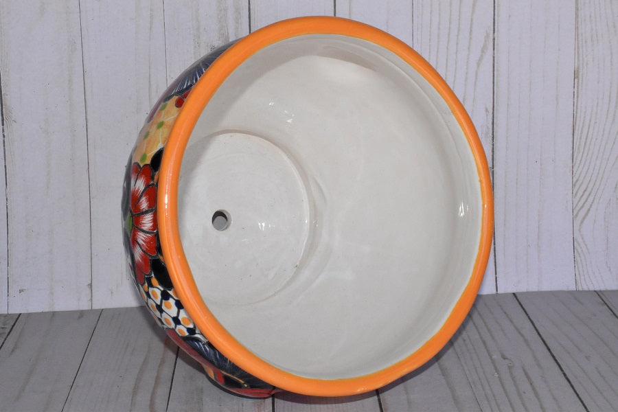 Short Talavera Cups Handmade in Mexico Sevilla Gold Yellow