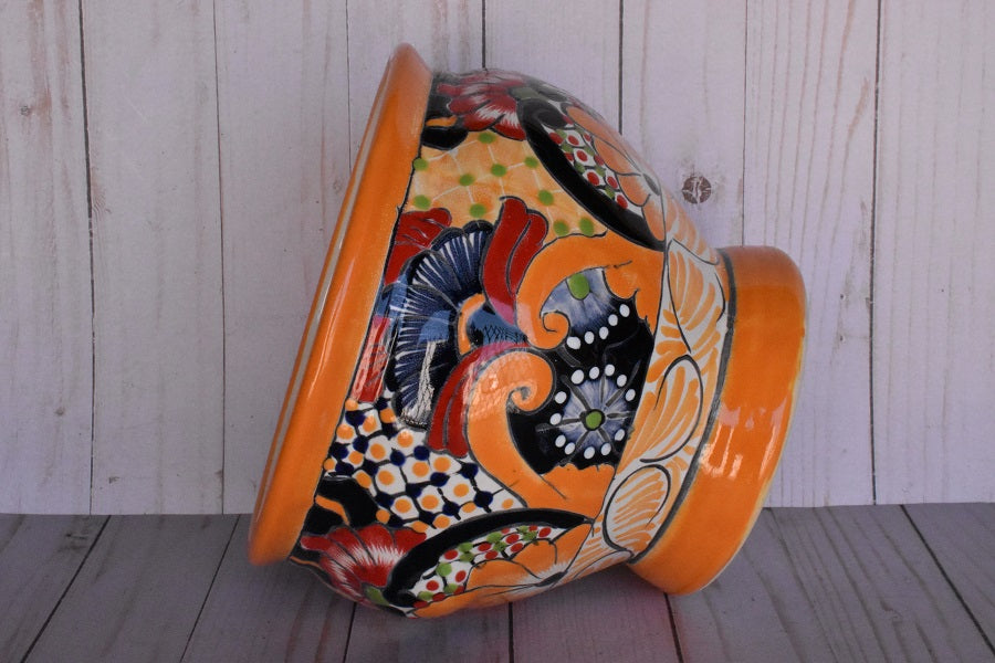 Short Talavera Cups Handmade in Mexico Sevilla Gold Yellow