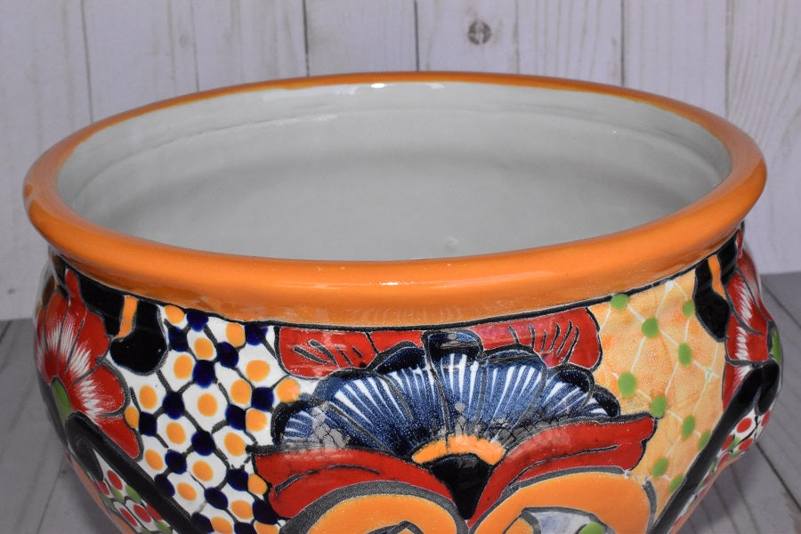 Short Talavera Cups Handmade in Mexico Sevilla Gold Yellow
