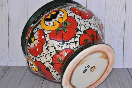Short Pot Syle Cup in Redesigned Talavera Mayan