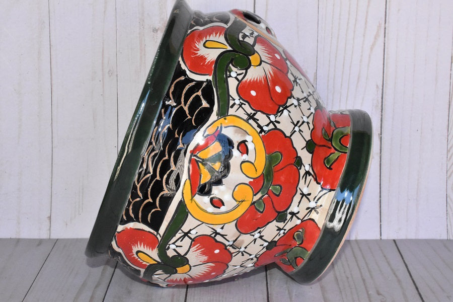 Short Pot Syle Cup in Redesigned Talavera Mayan