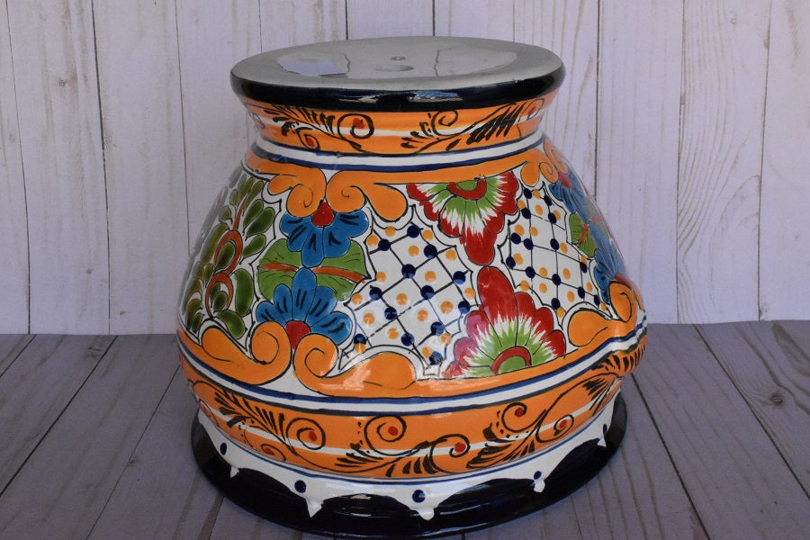Short Talavera Cups Handmade in Mexico Jardin de Flores