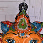 Large Talavera Flowers Celestial Sun Sphere-shaped Double face
