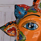 Large Talavera Flowers Celestial Sun Sphere-shaped Double face