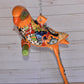 Beautiful Hanging Parrot Talavera Marigold