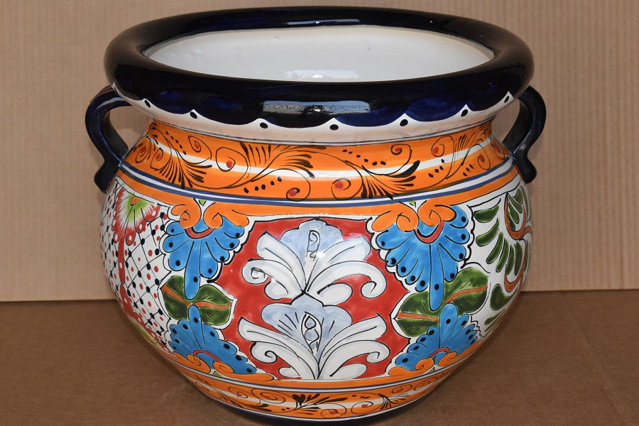 Collection Variety of Talavera Michoacanas Flower Planters