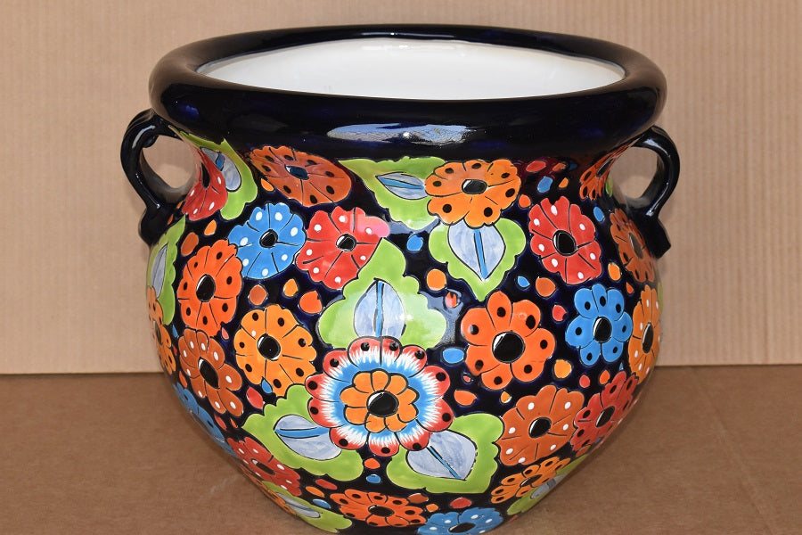 Collection Variety of Talavera Michoacanas Flower Planters