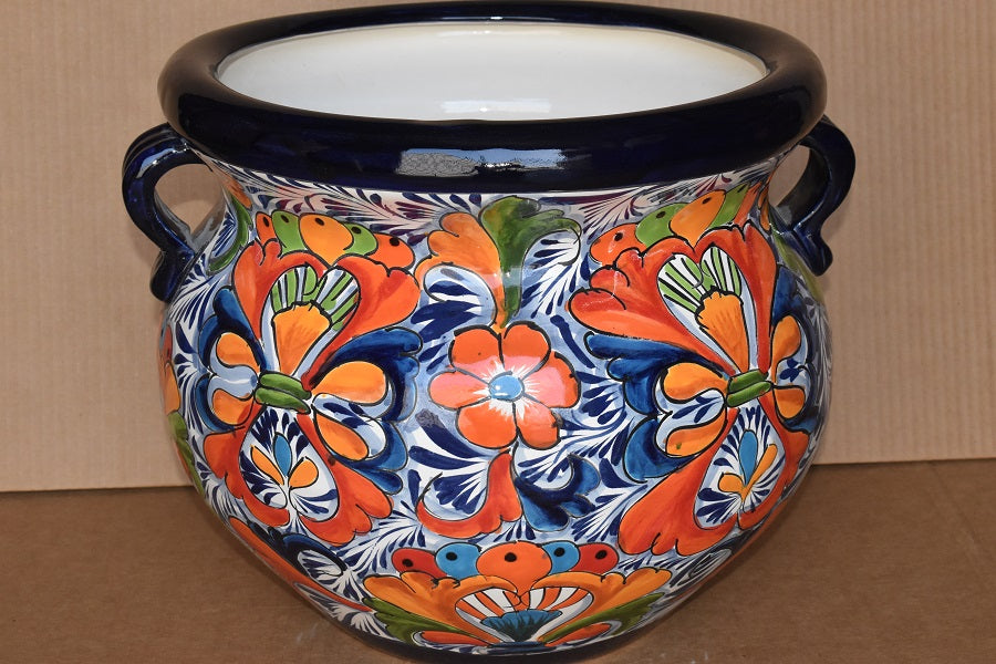 Collection Variety of Talavera Michoacanas Flower Planters