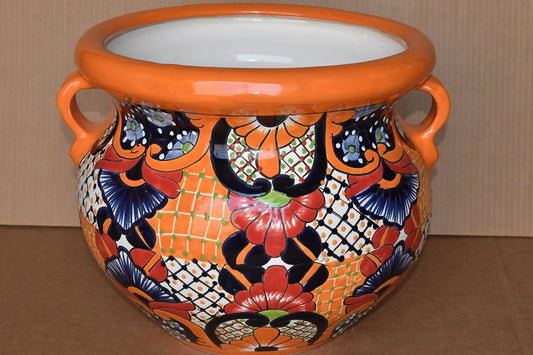 Collection Variety of Talavera Michoacanas Flower Planters
