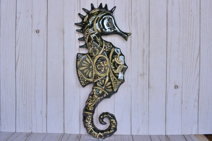 Large Talavera Seahorse