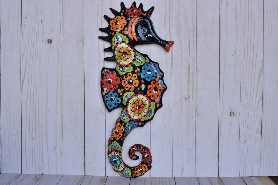 Large Talavera Seahorse