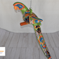 Large Beautiful Hanging Parrot Green Talavera