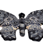 Butterfly Handcrafted Talavera Blue Cobalt-Style Mexican Pottery