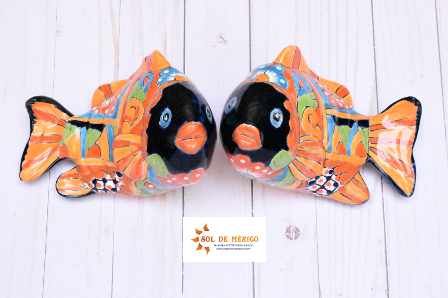 KOI-FISH Handmade Classic Talavera Ceramic Design