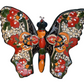 Butterfly Handcrafted Colorful Talavera Mayan- Style Mexican Pottery