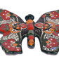 Butterfly Handcrafted Colorful Talavera Mayan- Style Mexican Pottery