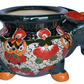 Planter Donkey in Historic Talavera Mayan style