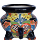 Planter Donkey in classic Puebla style