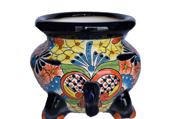 Planter Donkey in classic Puebla style