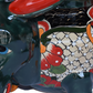 Planter Donkey in Historic Talavera Mayan style