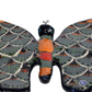 Butterfly Handcrafted Talavera Peacock Green-Style Mexican Pottery