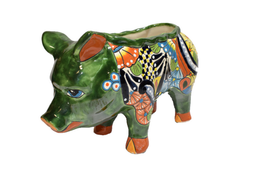 PIG PLANTER HANDCRAFTED IN PUEBLA DESIGN