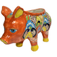 PIG PLANTER HANDCRAFTED IN TALAVERA SEVILLA BROWN DESIGN