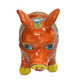 PIG PLANTER HANDCRAFTED IN TALAVERA SEVILLA BROWN DESIGN