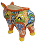 PIG PLANTER HANDCRAFTED IN TALAVERA SEVILLA BROWN DESIGN