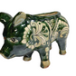 PIG PLANTER HANDCRAFTED IN TALAVERA GREEN DESIGN