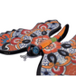 Butterfly Handcrafted Colorful Puebla White- style Mexican Pottery