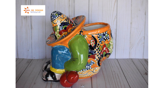 Man sleeping in Golden Yellow Talavera