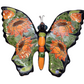 Butterfly Handcrafted Talavera Sunflower-style Mexican Pottery