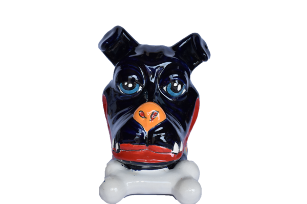 Handmade Classic Talavera colorful Bulldog Figurine