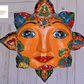 Large Talavera Flowers Celestial Sun Sphere-shaped Double face