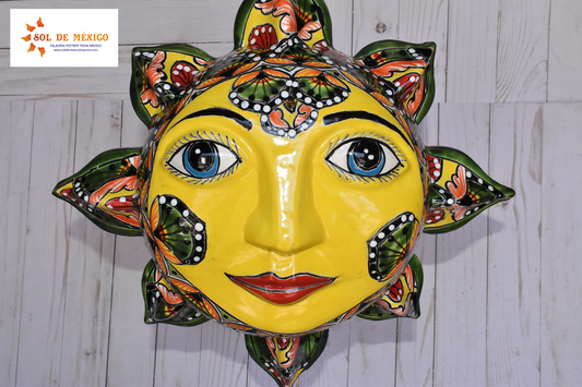 Large Green & Red Peacock Feathers Celestial Sun Sphere-shaped Double face