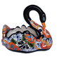 Talavera- Puebla White Planter Style Ceramic Swan