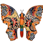 Butterfly Handcrafted Colorful Talavera Sevilla Yellow-style Mexican Pottery